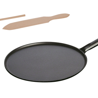 Staub pancake pan with metal handle - 30 cm, Black - 3