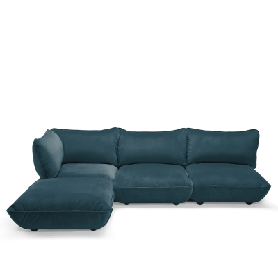 Sofa narożna Fatboy Sumo Corner Sofa Velvet Petrol