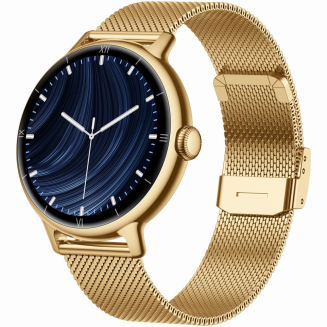 Smartwatch Gravity Złoty Pasek + Bransoleta GT33-1 - 4