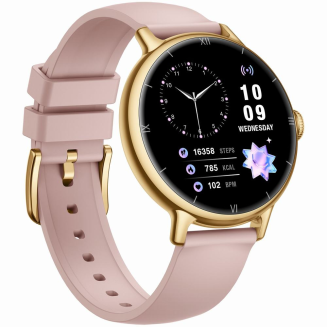 Smartwatch Gravity Złoty Pasek + Bransoleta GT33-1 - 9