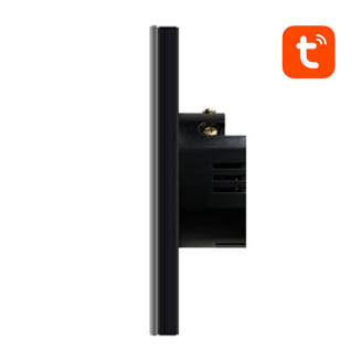 Włącznik światła AVATTO TS02-EU-B1 Wi-Fi 1-przycisk (czarny) - 3