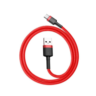 Kabel USB do USB-C Baseus Cafule 2A 2m (czerwony) - 3