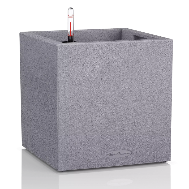  Lechuza Canto Stone planter 40 stone gray cubes