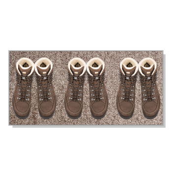 Podkładka na buty Keilbach Perfetto 77x37 cm ciepły szary