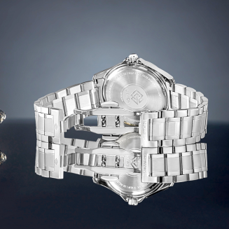 Zegarek Męski Giewont Elegance Sapphire Srebrno Niebieski GW5160-B3 - 6