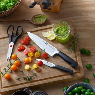 Zestaw 2 noży + nożyczki Zwilling Four Star - 7