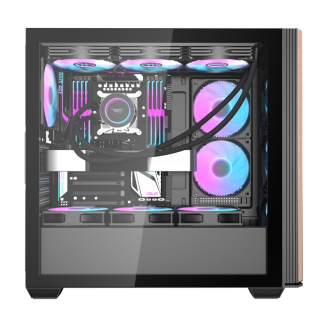  DARKFLASH DS900WS computer case + 4 fans (black) - 3