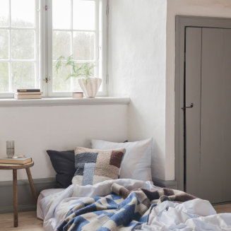 Pościel Mette Ditmer DIAGONAL Light Grey & Sand 140×220 cm - 5