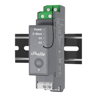 Przekaźnik SHELLY Qubino Pro 2 Z-Wave DIN 2-kanał - 2