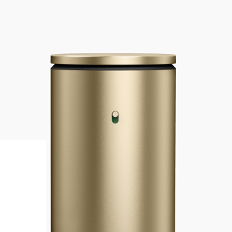 Dozownik automatyczny do płynu z pojemnikiem na akcesoria Simplehuman 414 ml matowe złoto - 4