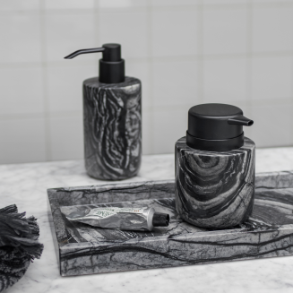 Dozownik do mydła Mette Ditmer Denmark Marble Tall Black - 5