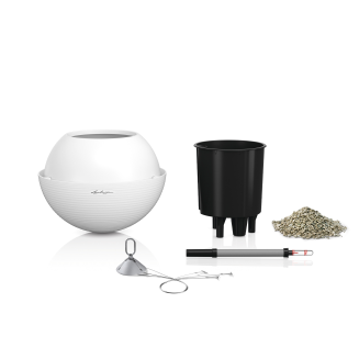 Lechuza Bola Color 32 suspended planter, sand brown - 2