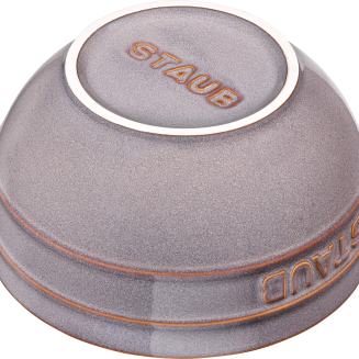 Miska okrągła Staub - 14 cm, Antyczny szary - 2