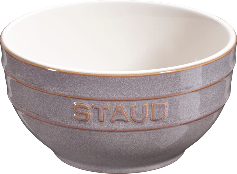 Miska okrągła Staub - 14 cm, Antyczny szary