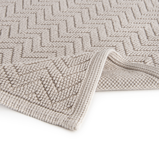 Mata łazienkowa Sorema Chevron Fog 50x80 cm - 2