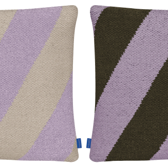 Poszewka na poduszkę Mette Ditmer ACROSS Lilac & Sand 50×50 cm - 2