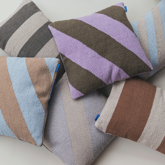 Poszewka na poduszkę Mette Ditmer ACROSS Lilac & Sand 50×50 cm - 3