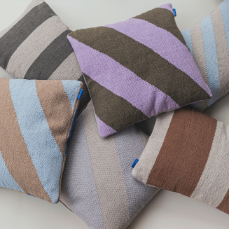 Poszewka na poduszkę Mette Ditmer ACROSS Lilac & Sand 50×50 cm - 3