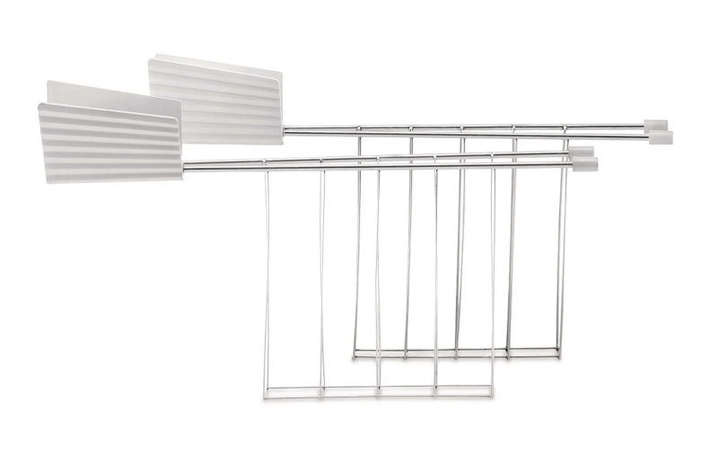 Zestaw 2 ramek do tostera Alessi Plissé White