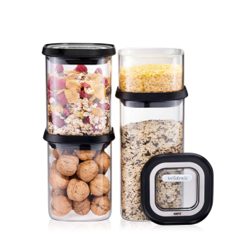  Set of 4 Gefu Pantry glass kitchen containers - 7