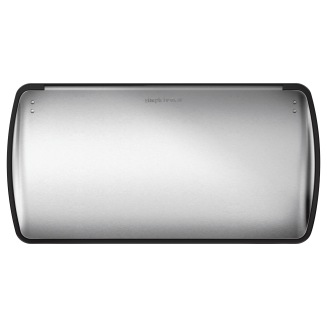 Kosz dwukomorowy Simplehuman Deluxe Recycler 46l stalowy FPP - 5