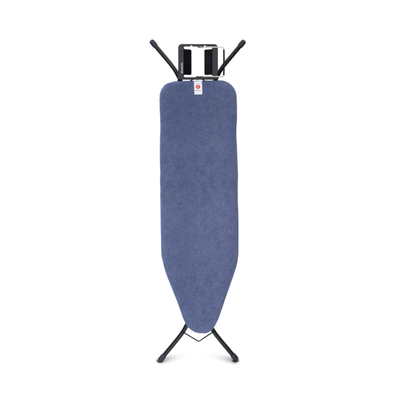 Deska do prasowania Brabantia B 124x38 cm z podstawą na żelazko parowe Denim Blue