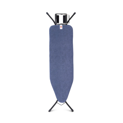 Deska do prasowania Brabantia B 124x38 cm z podstawą na żelazko parowe Denim Blue