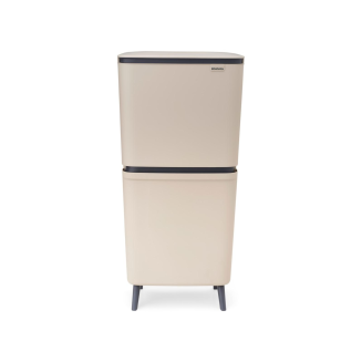 Kosz Brabantia SortUp Recycle Bin Hi 10+10+25l Soft Beige - 2