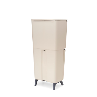 Kosz Brabantia SortUp Recycle Bin Hi 10+10+25l Soft Beige - 4