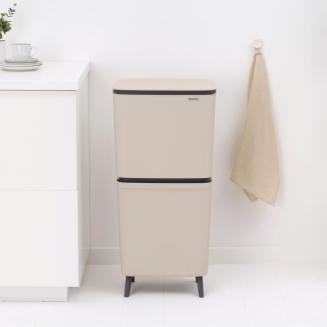 Kosz Brabantia SortUp Recycle Bin Hi 10+10+25l Soft Beige - 8