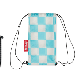 Materac nadmuchiwany Fatboy Lamzac L 3.0 Chess Azur - 4