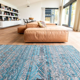Dywan Louis de Poortere Antiquarian Kilim zemmuri blue - 6