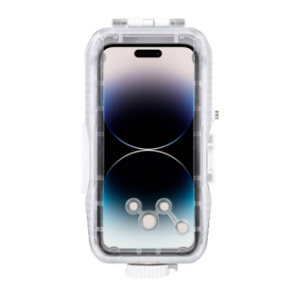 Etui wodoodporne PULUZ iPhone 11-15 Pro Max do 40m (białe) - 2