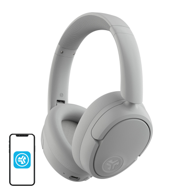  Jlab Jbuds LUX ANC Wireless On-Ear Headphones (White)