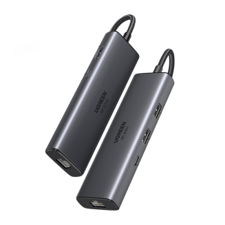 Hub UGREEN CM512 6-portowy - 3