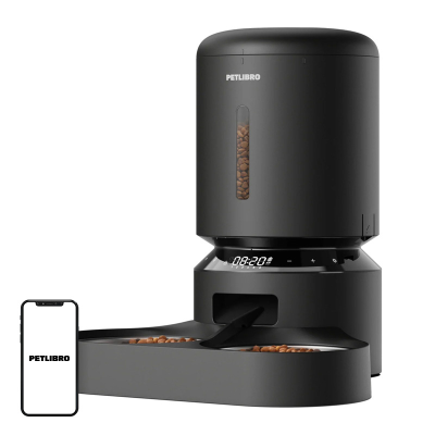 PETLIBRO Granary 5l Double Bowl Feeder (Black)