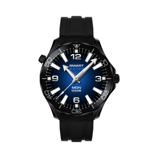 Smartwatch VELTORI VT150-1 Czarny Pasek Silikonowy + Czarna Bransoleta - 3