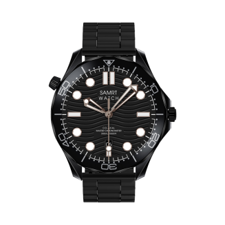 Smartwatch VELTORI VT150-1 Czarny Pasek Silikonowy + Czarna Bransoleta - 6