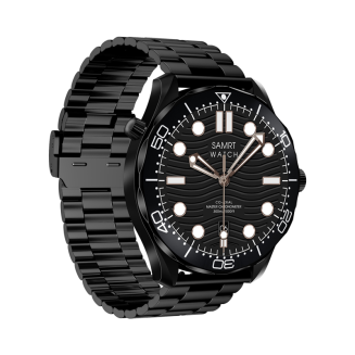 Smartwatch VELTORI VT150-1 Czarny Pasek Silikonowy + Czarna Bransoleta - 7