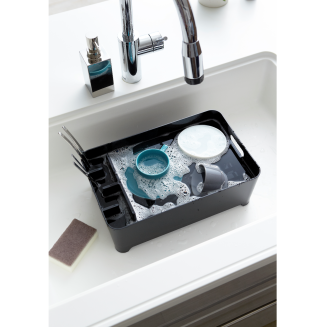 Ociekacz do naczyń Yamazaki Tower czarny - 4