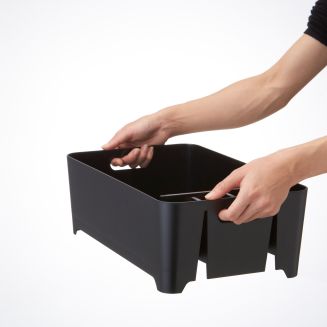 Ociekacz do naczyń Yamazaki Tower czarny - 5