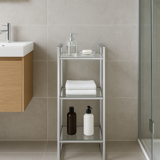 Regał łazienkowy Zack Ponio połysk - 2