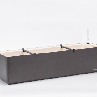 PLASTIA BERBERIS Donica samonawadniająca prostokątna 80x20 cm szary - 2