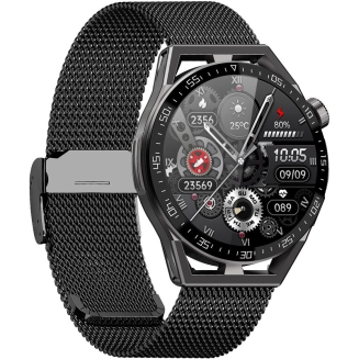 Smartwatch  Rubicon RNCE88-2 Czarny- Czarny Pasek Silikonowy + Czarna Bransoleta - 3