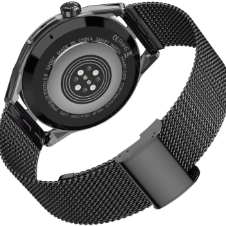 Smartwatch  Rubicon RNCE88-2 Czarny- Czarny Pasek Silikonowy + Czarna Bransoleta - 4