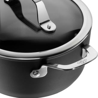 Tytanowy garnek indukcyjny z pokrywką Ballarini Alba 4.7 l - 5