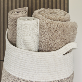 Dywanik łazienkowy Aquanova Mauro Almond 60x60 cm - 4