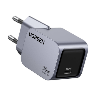Ładowarka sieciowa Ugreen Nexode Pro 30W, USB-C (szara) - 2