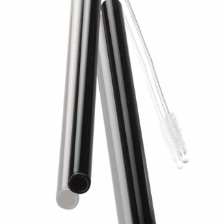 Zestaw 4 słomek szklanych Gefu Future 18 cm - 6