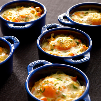 Staub Mini Cocotte Okrągły - 200 ml, Niebieski - 2